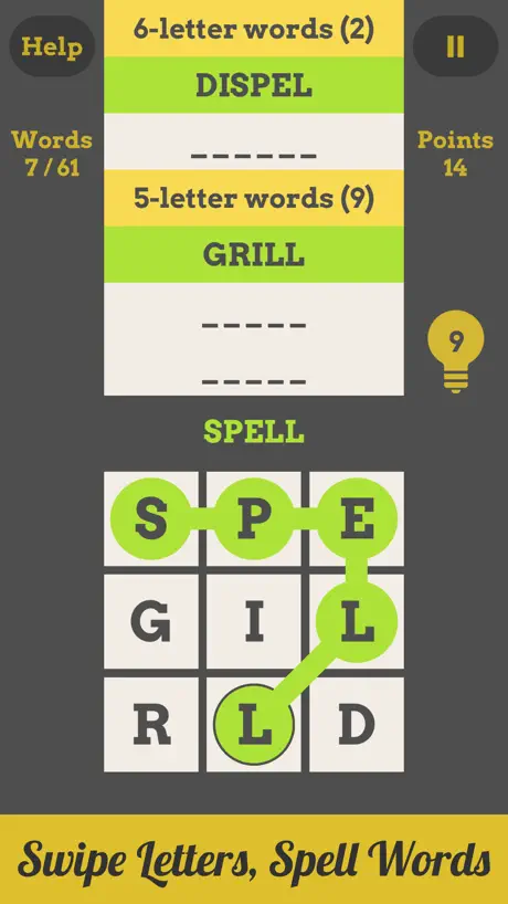 Spell Grid : Word Jumble