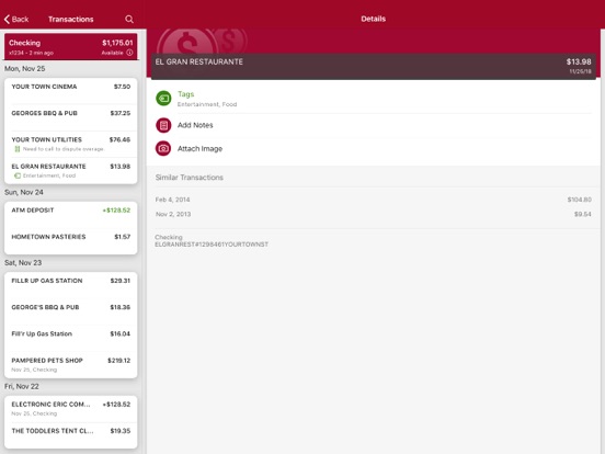 Bryant Bank iPad screenshot 3 - Finance app