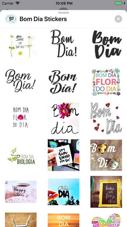 Bom Dia Stickers