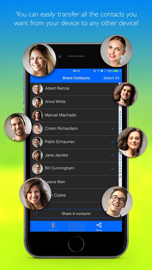 Easy Share Contacts - backup - 2.8 - (iOS)