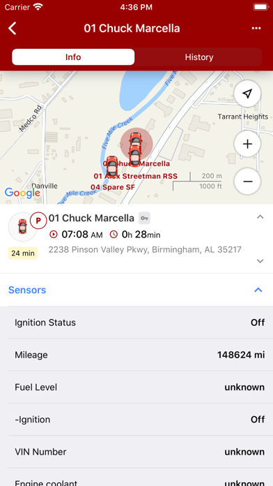 SouthWinds GPS Mobile Screenshot