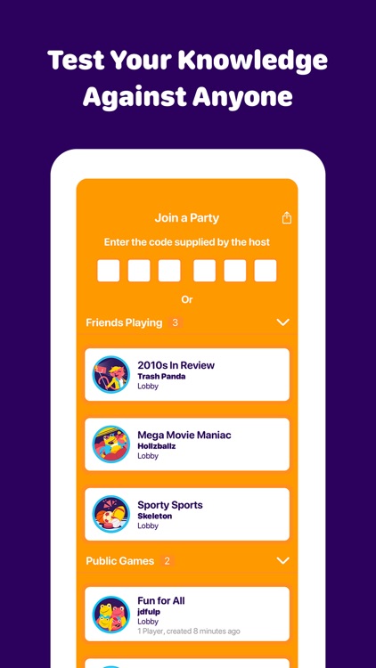 Sporcle Party: Social Trivia screenshot-3