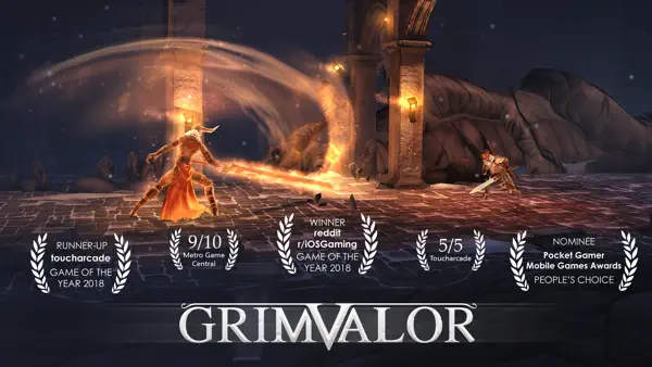 Grimvalor iPhone Spiel Screenshot 1 – Spiele