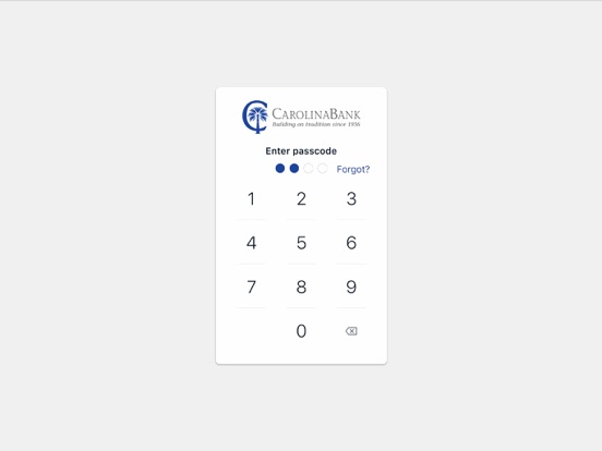Carolina Bank SC iPad screenshot 1 - Finance app