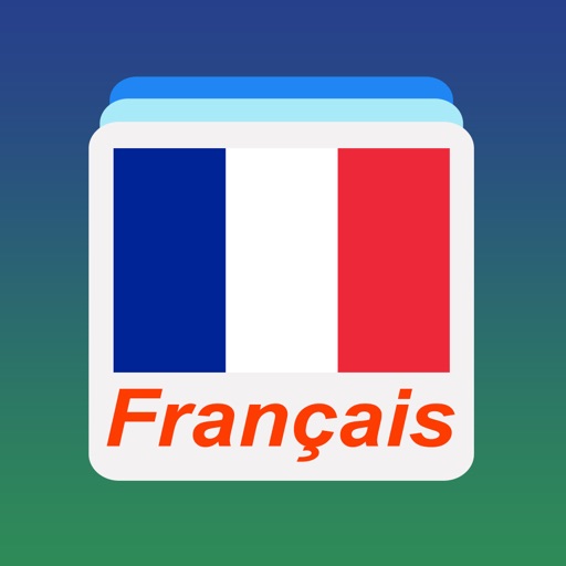 French Word Flashcards Easy Icon