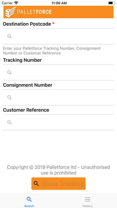 Palletforce Pallet Tracking app screenshot 2