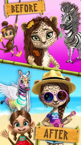 Jungle Animal Salon 2 - No Ads screenshot 6
