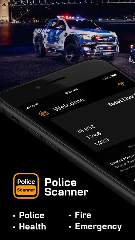 Police Scanner App, live radio screenshot 6 of 7