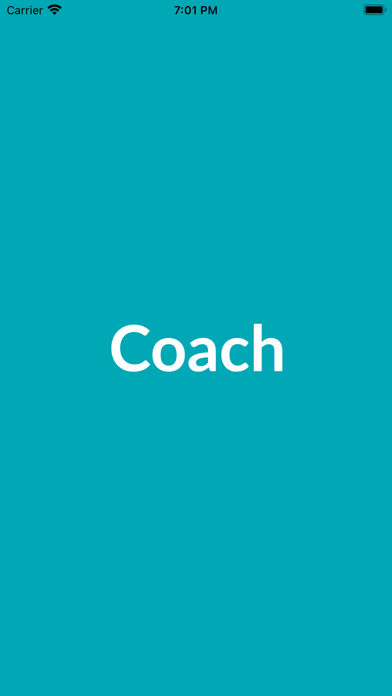 Accountability coach app Screenshot