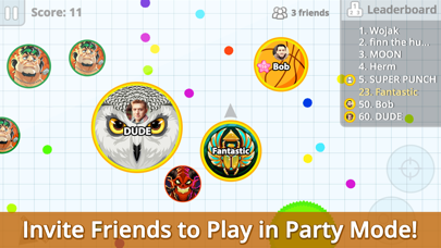Screenshot from Agar.io