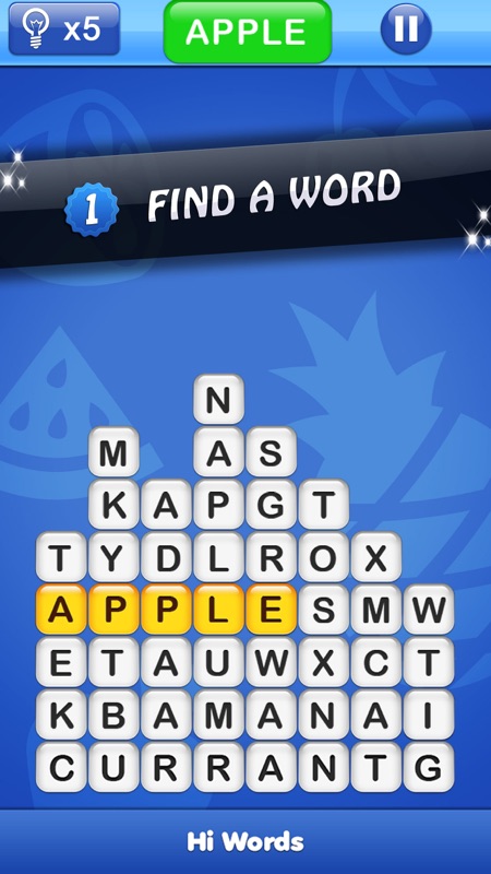 Hi Words - Word Search Game screenshot 1