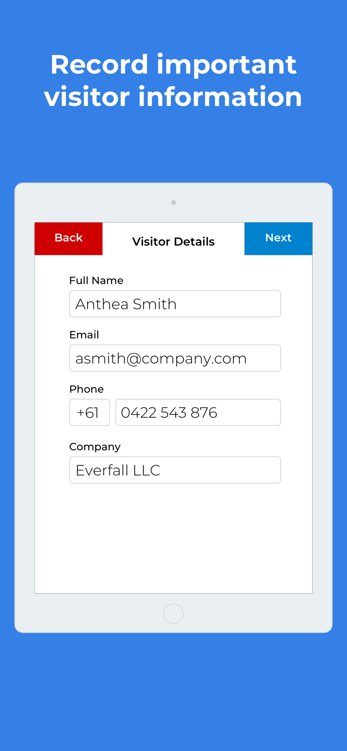 Teamgo Visitor Kiosk