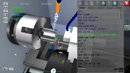 Game screenshot CNC Lathe Simulator Lite apk