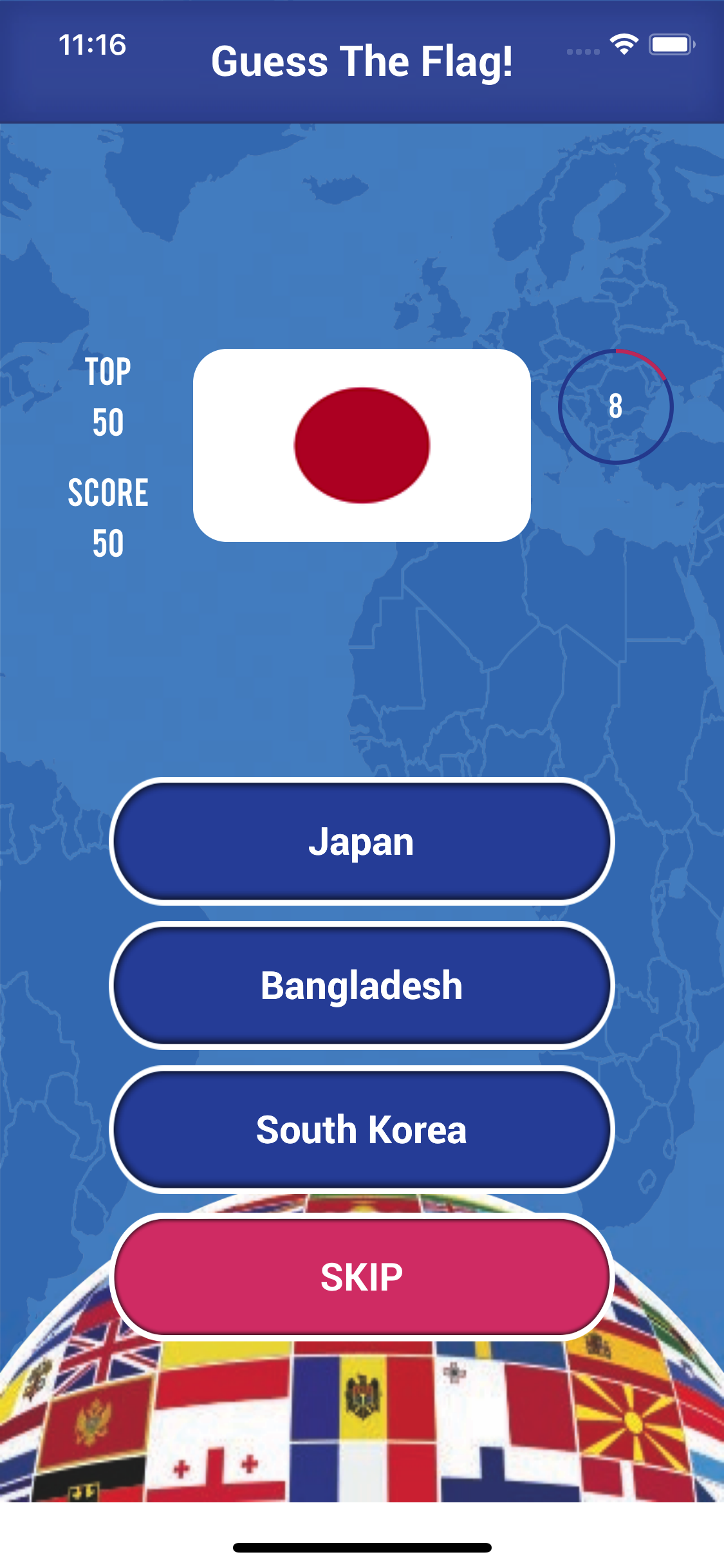 Guess The Flag Quiz of Country