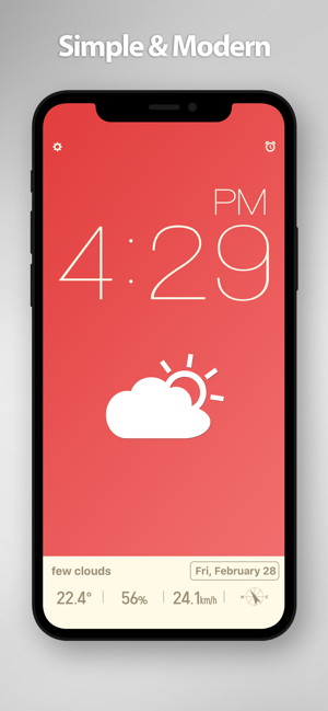 ‎Red Clock. Screenshot