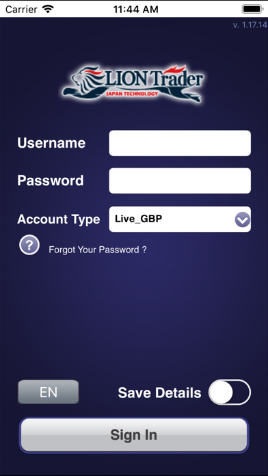 Screenshot #1 pour LION Trading by Actforex