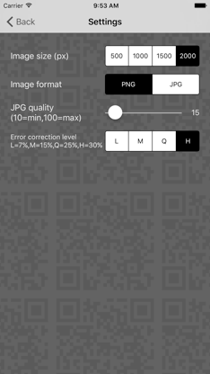 QR-Code creator screenshot 3