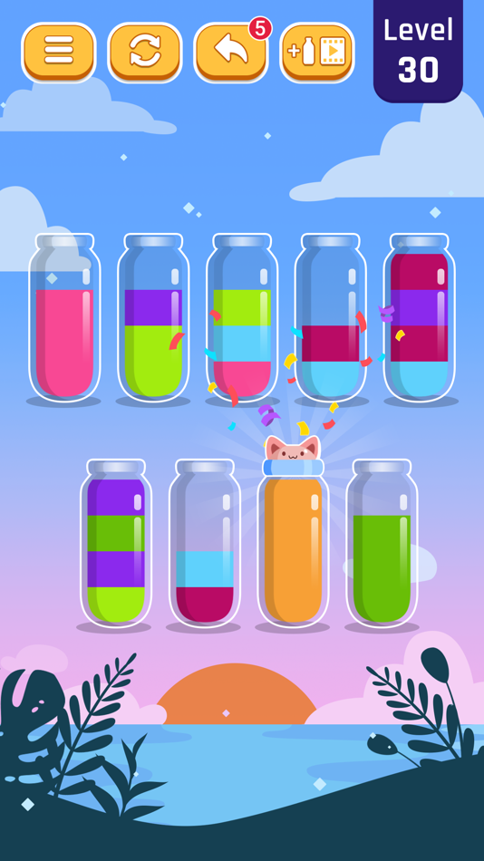 #6. Perfect Pouring - Sort It (iOS) 由: Nguyen Thanh