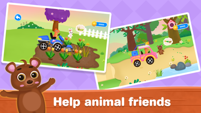 Dinosaur Farm Truck Drive Game Screenshot