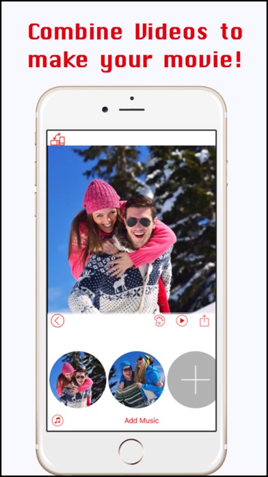 Combine Videos + Add Musicのおすすめ画像1