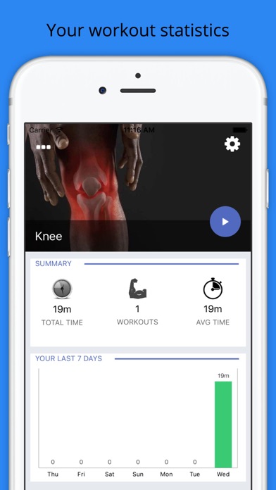 Screenshot #1 pour 11 min Knee Pain Relief