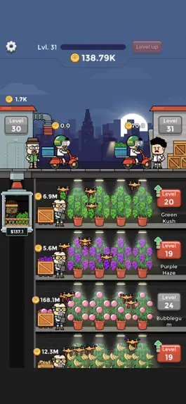 Game screenshot Weed Factory Idle apk