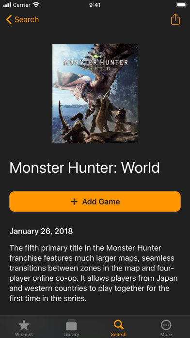 Gamer - Manage Your Games Screenshot
