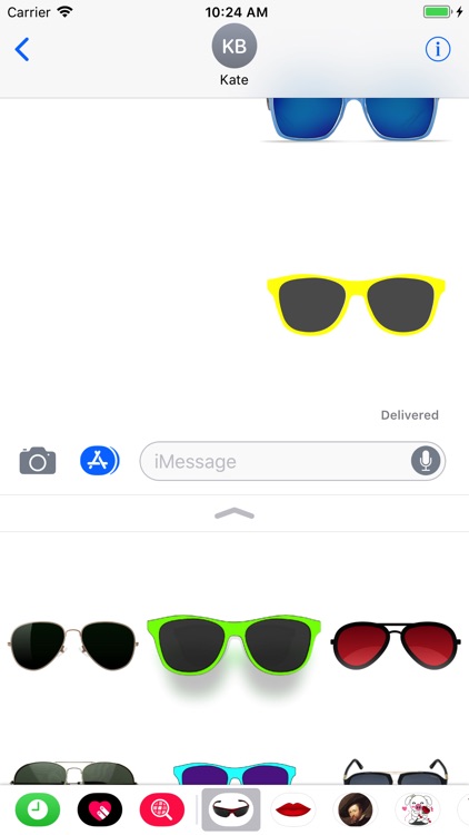 Sunglasses Stickers for iMessa