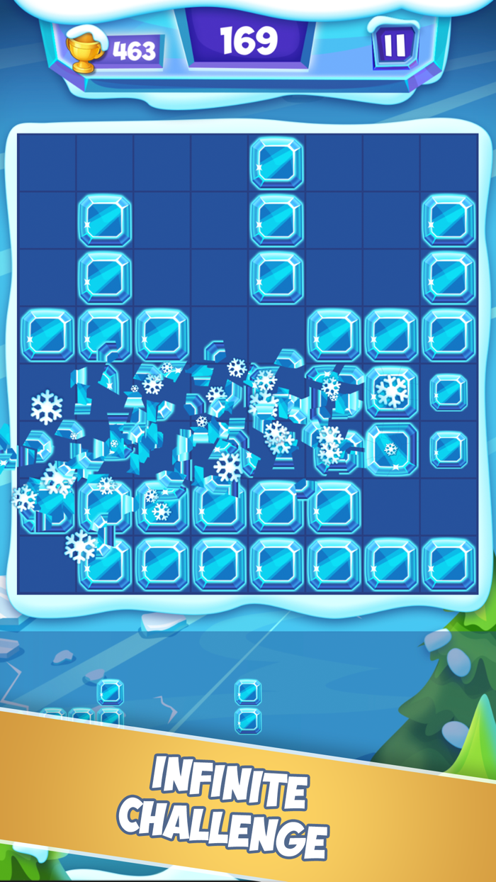Ice Block Puzzle Game