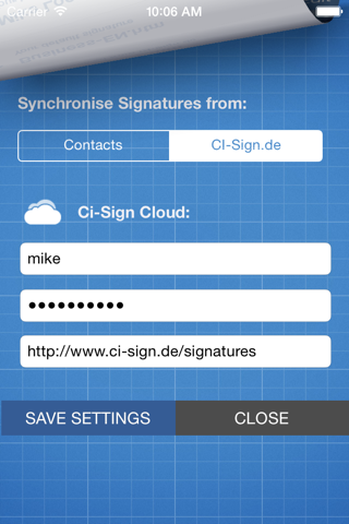 CI-Signature screenshot 4