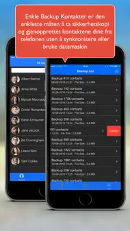 Backup Kontakter Enkel Pro iphone bilder 1