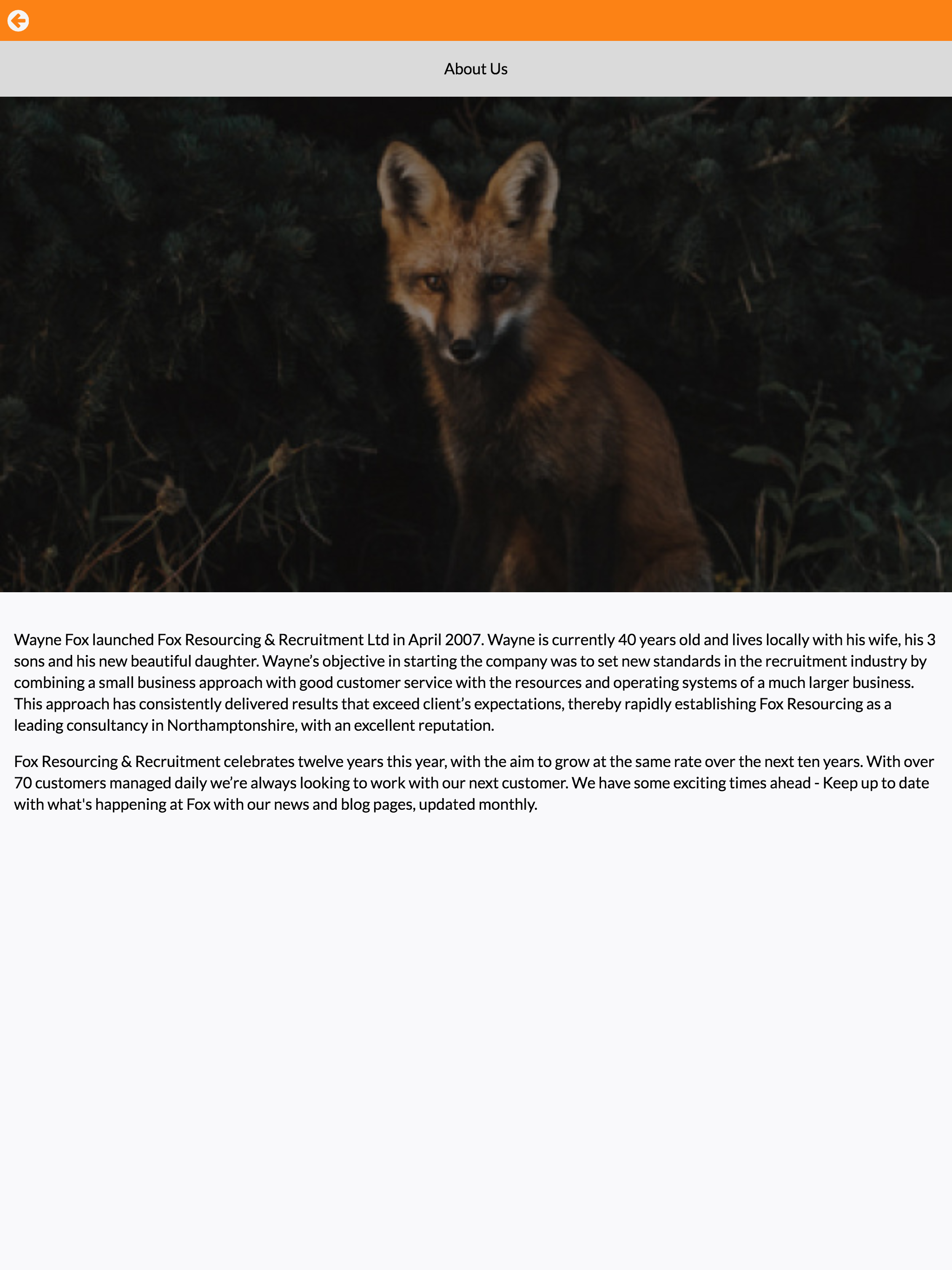 Fox Resourcing Ltd