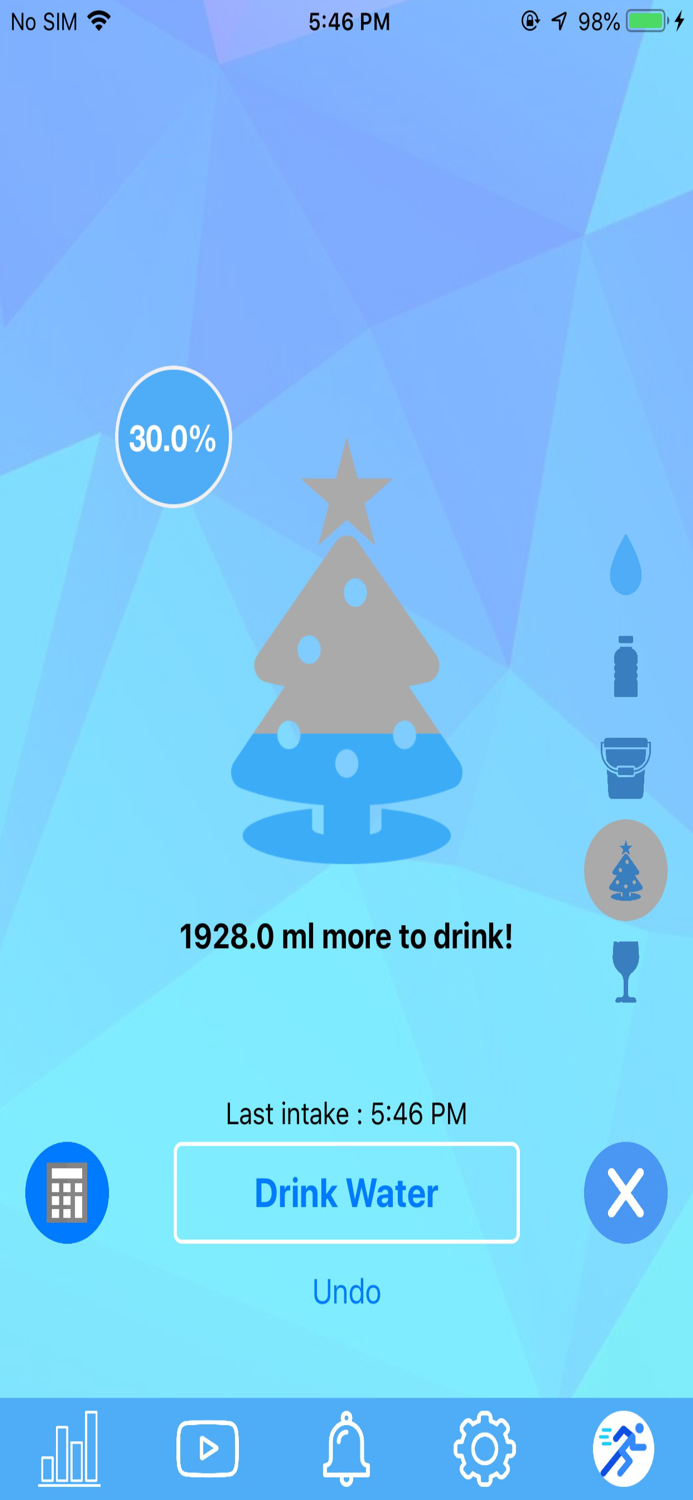 Drink Water Reminders Tracker