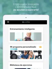 mootiv - entrenador personal ipad capturas de pantalla 3