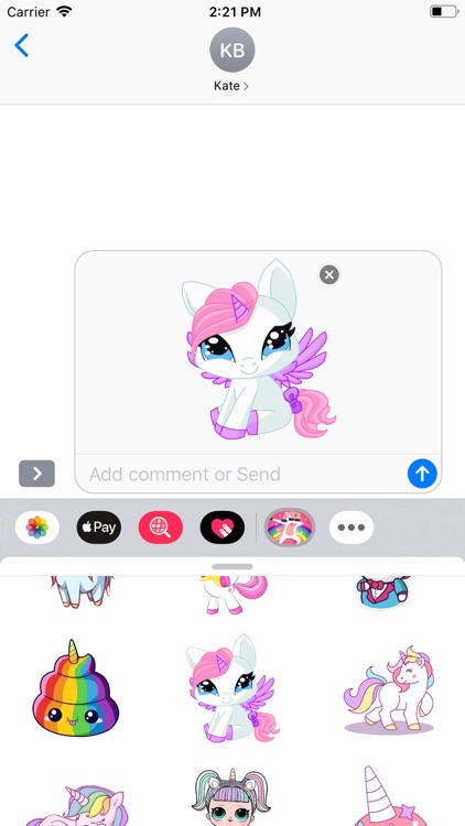Horse Unicorn Stickers Pack screenshot-5