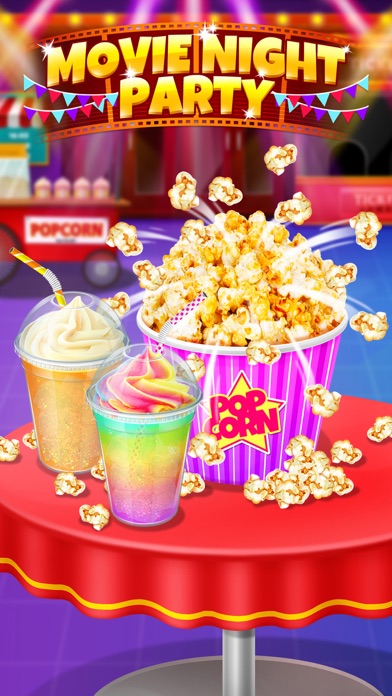 Crazy Movie Night Food Party Screenshot