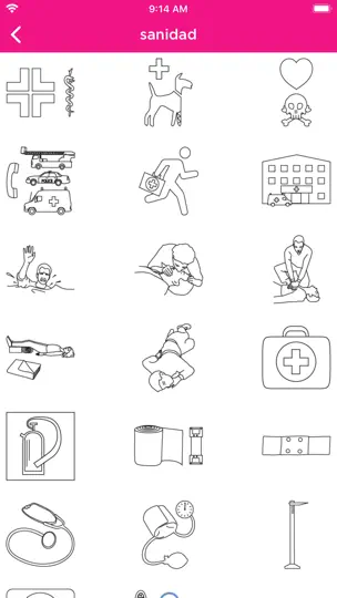 Captura de pantalla de ICOON Diccionario Illustrado en iPhone 2