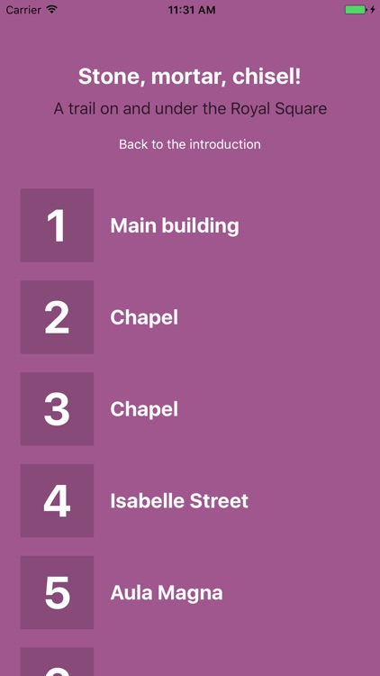 Pierre, mortier, ciseau !