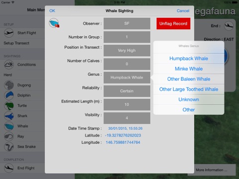 Aerial Survey Marine Megafauna screenshot 3