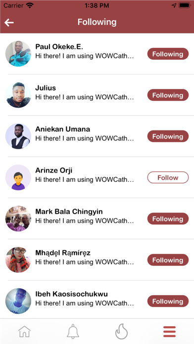 WOWCatholic - Social Media Screenshot