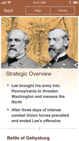 Game screenshot Gettysburg Battle App apk