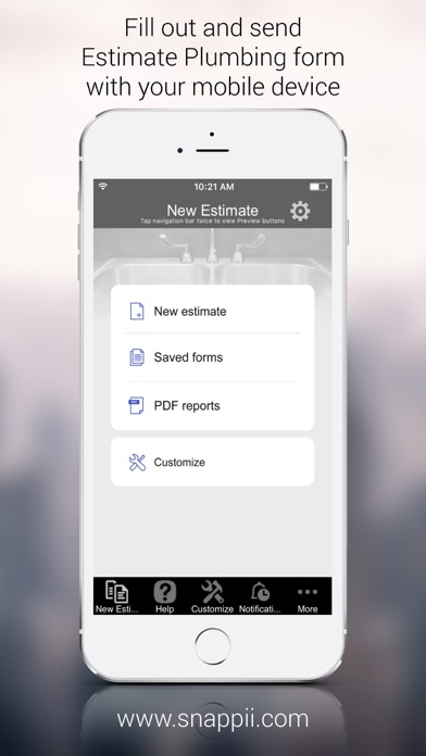 Screenshot #1 pour Estimate Plumbing
