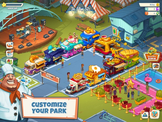 Screenshot #4 pour Idle Food Truck Tycoon™