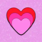 Animated Candy Hearts Stickers App Cancel