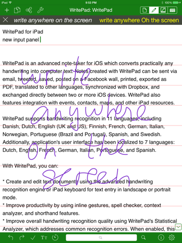 WritePad I Handwriting to Text screenshot 2