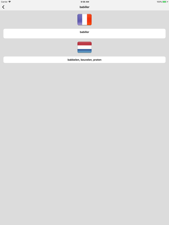 Dictionnaire Néerlandais iPad screenshot 5 - Reference app