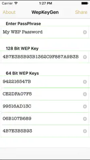 wep generator - wifi passwords iphone screenshot 1