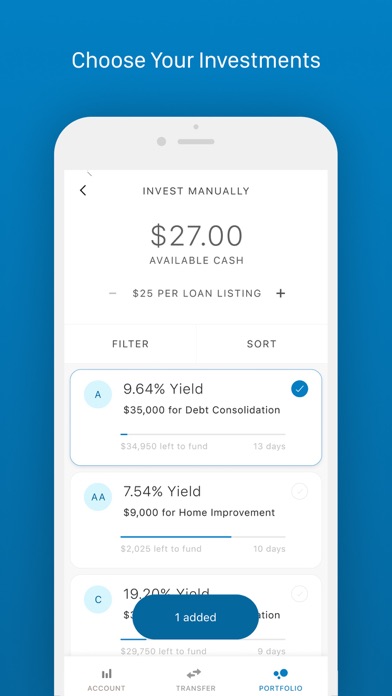 Prosper: Invest Screenshot