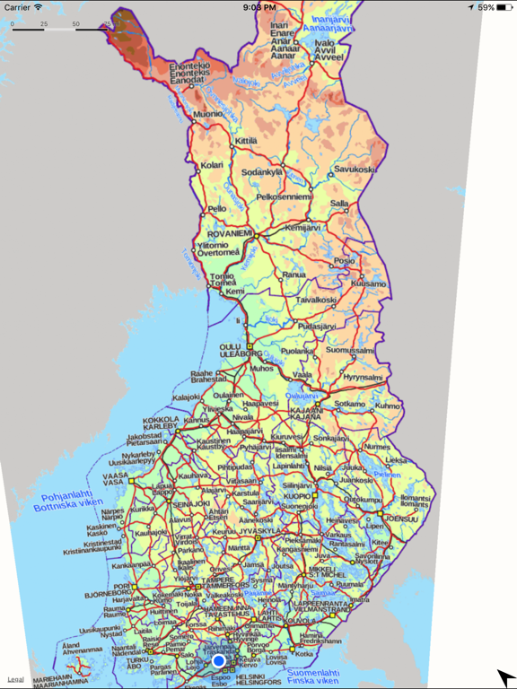 Screenshot #4 pour Suomen kartta