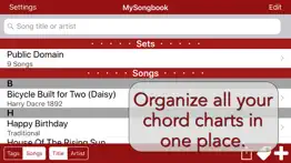 mysongbook - lyrics and chords iphone capturas de pantalla 1